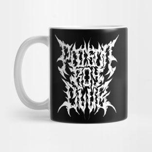 Poison Boy Club band metal font Mug